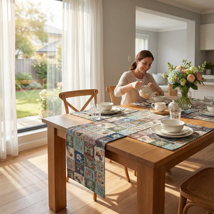 Butterfly Print Decorative Table Runner