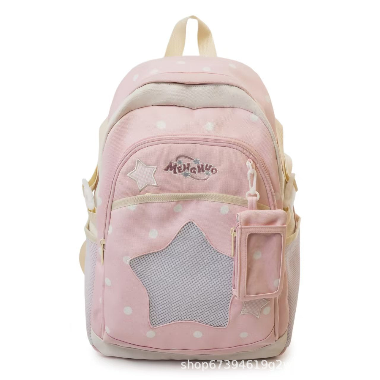 Star-Embellished Ergonomic Backpack Bowlift