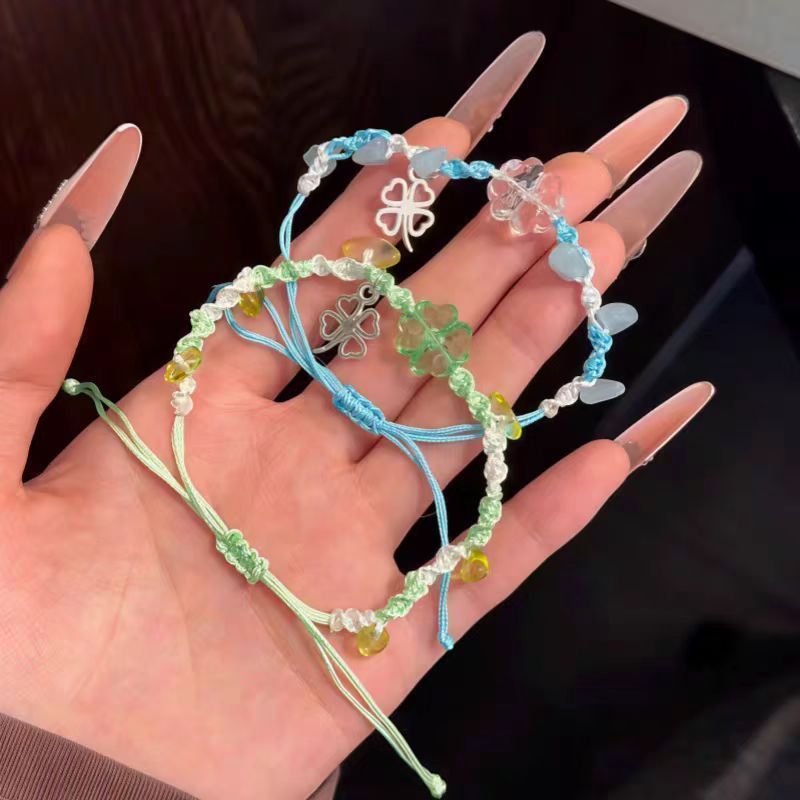Adjustable Crystal Charm Bracelet Acalora