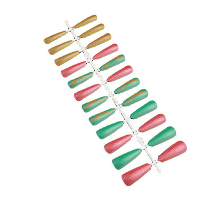 Artificial nails in an elegant design with a modern play of colors Acalora