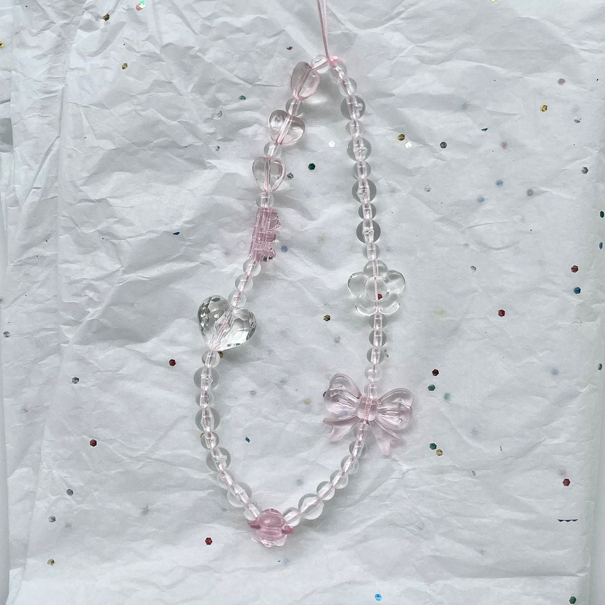 Decorative Butterfly Beaded Necklace Acalora