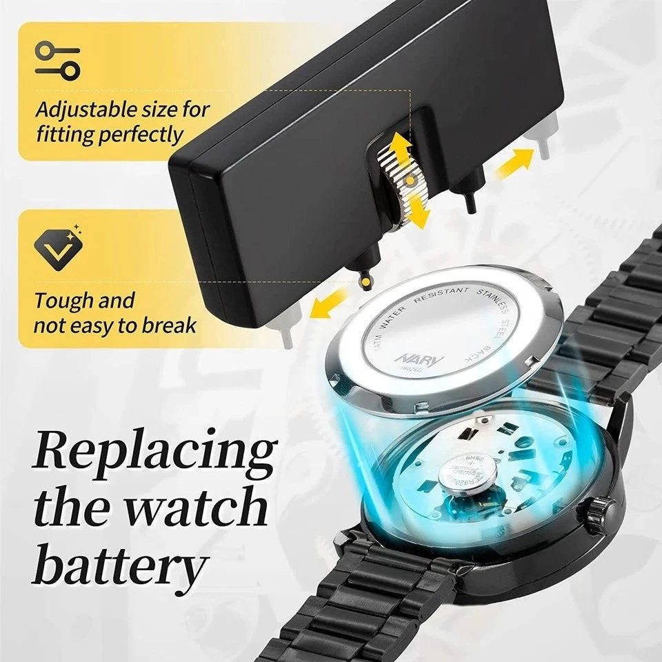 Professional Precision Watch Repair Tool Kit with Spring Bar Tools Bowlift
