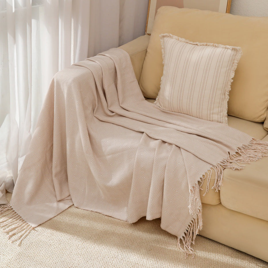 Decorative Woven Throw Blanket