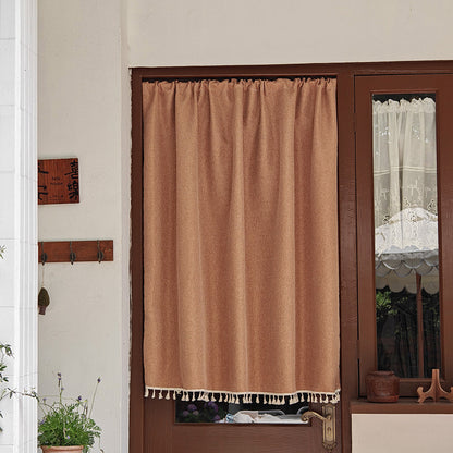 Elegant Textured Door Curtain