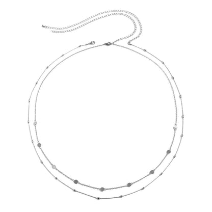 Layered Chain Necklace Acalora
