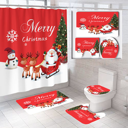 Festive Christmas Bathroom Set