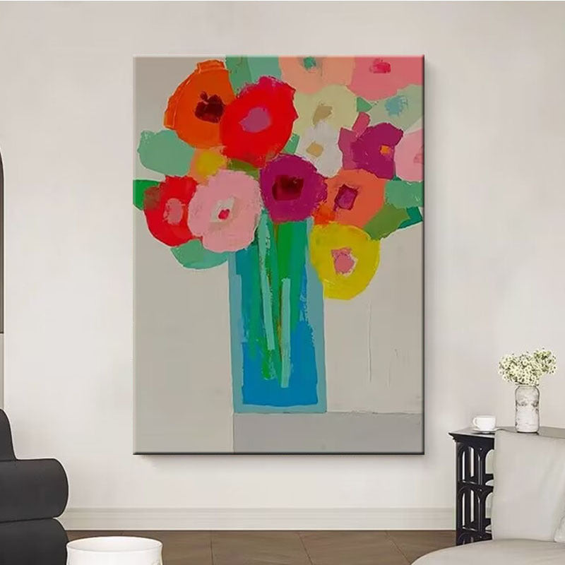 Colorful Floral Canvas Art