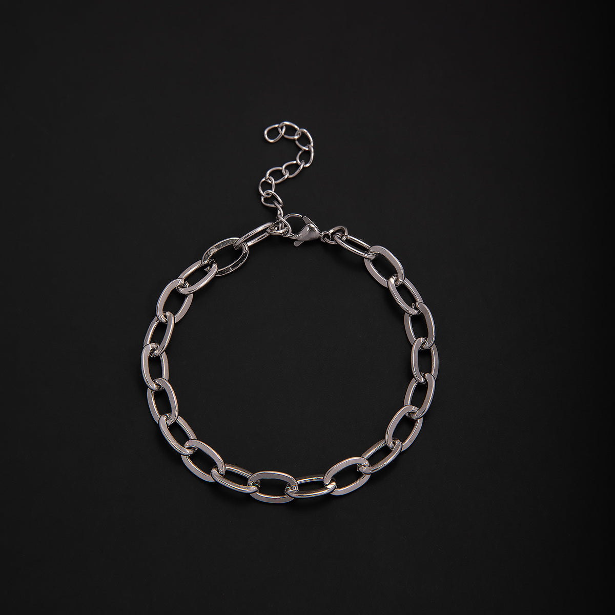 Textured Chain Link Bracelet Acalora