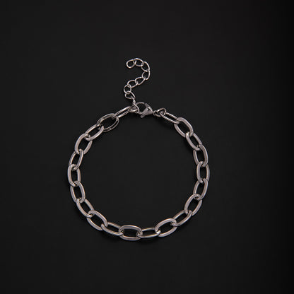 Textured Chain Link Bracelet Acalora