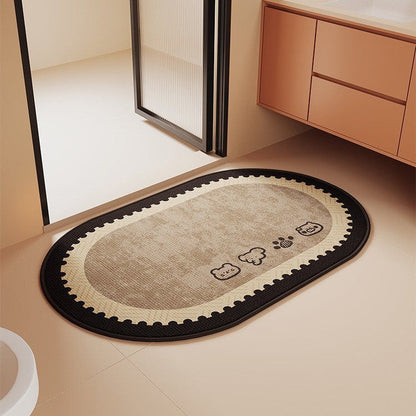 Absorbent Bathroom Rug