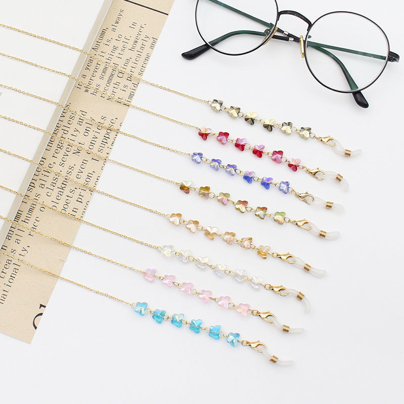 Floral Eyewear Chain Holder Acalora