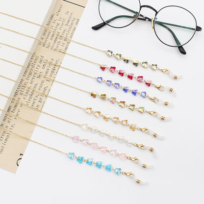 Floral Eyewear Chain Holder Acalora