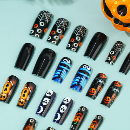 Creative Halloween-style art nails Acalora