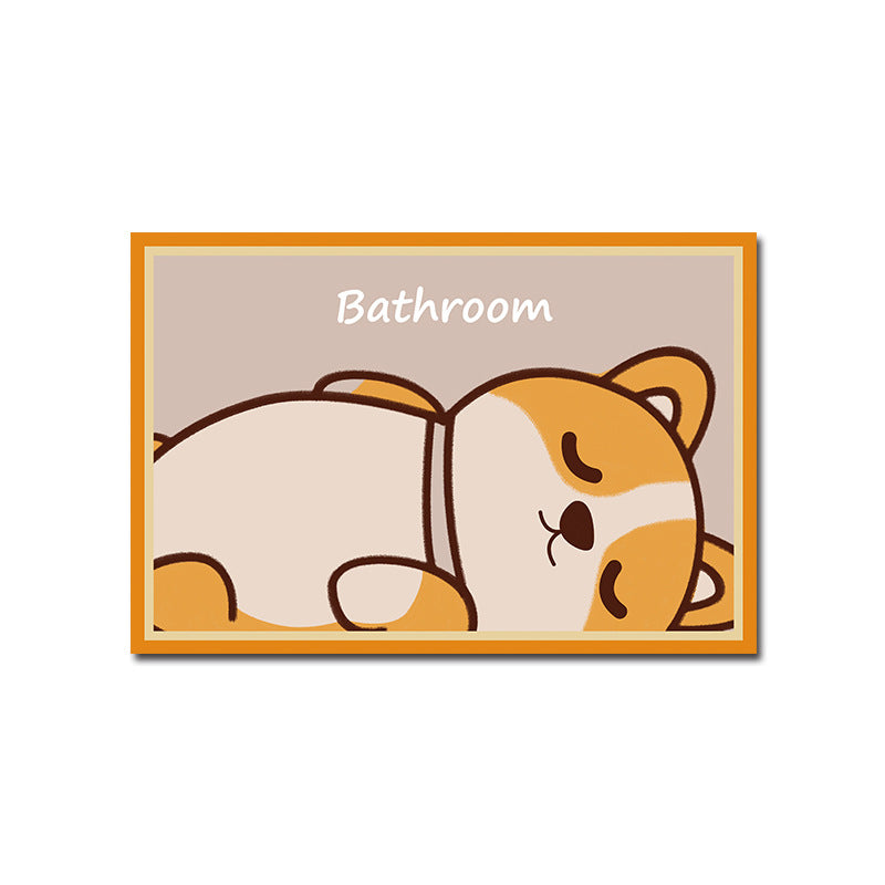 Playful Citrus-Themed Bath Mat Acalora