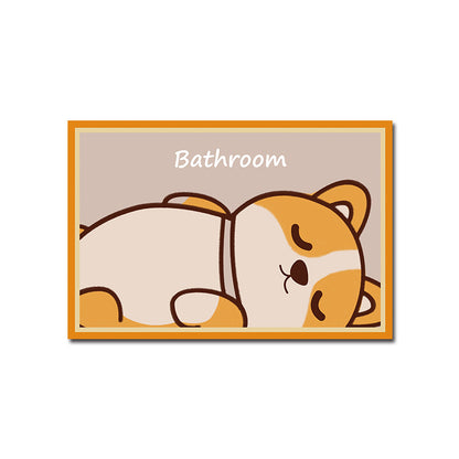 Playful Citrus-Themed Bath Mat Acalora