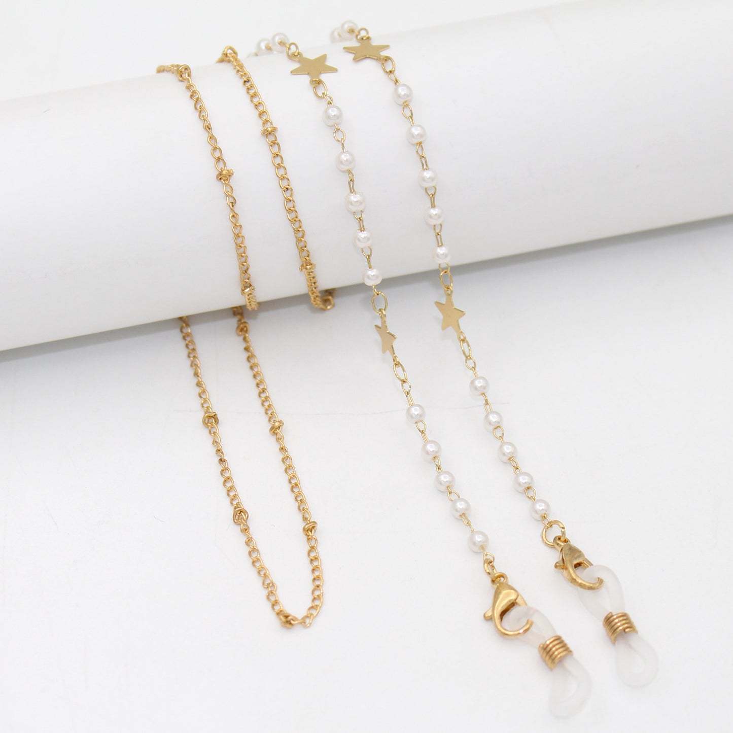 Elegant Star-Linked Eyewear Chain Acalora