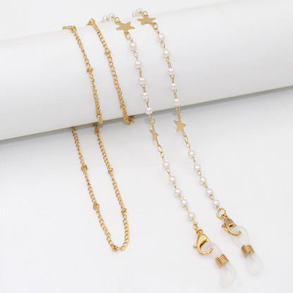 Elegant Star-Linked Eyewear Chain Acalora