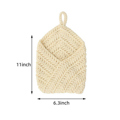 Hand-knotted storage bag Acalora