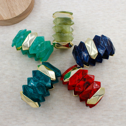 Geometric Resin Bracelet Acalora