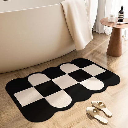 Abstract Shaped Bath Mat
