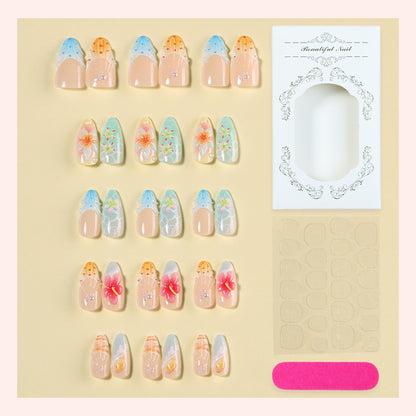 Artistic Floral Nail Art Set Acalora