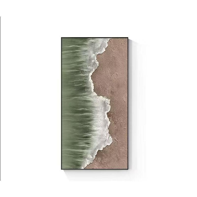Coastal Serenity Textured Canvas Artwork
