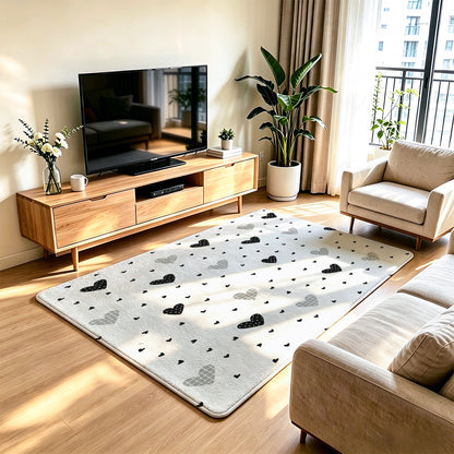 Unisex Cartoon Cat Area Rug