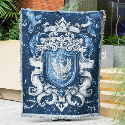 Artistic Heraldic Throw Blanket
