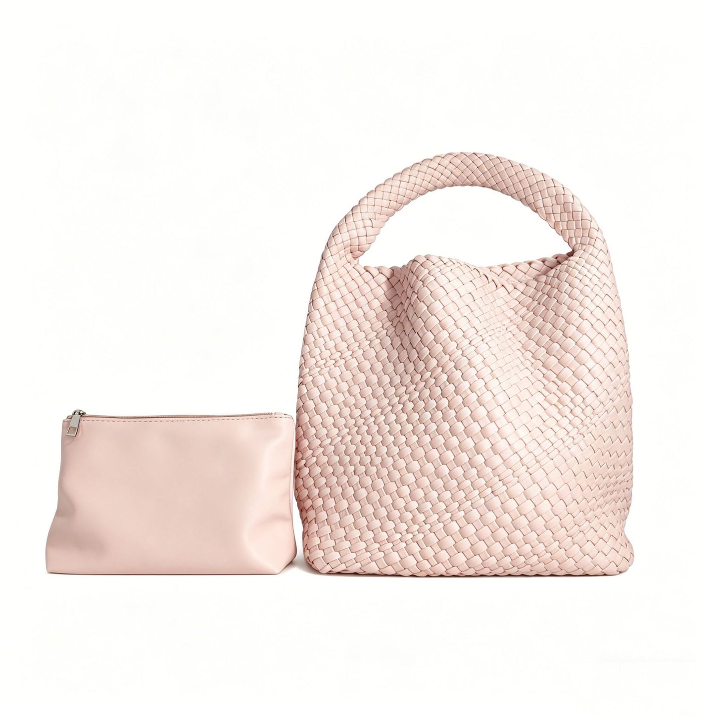 Textured Braided Tote Bag Acalora