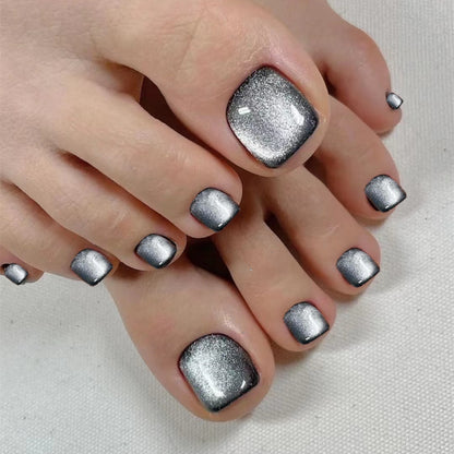 Decorative Crystal-Embellished Press-On Nails Acalora
