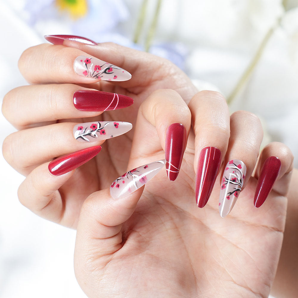 Artistic 3D Sculpted Nail Tips Acalora