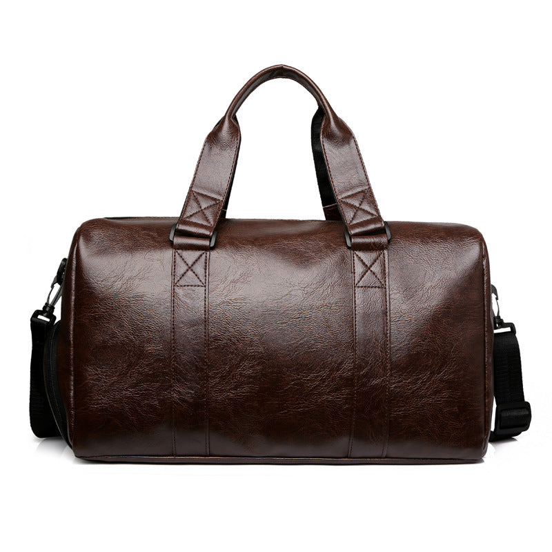 Stylish Faux Leather Travel Duffel Bag Acalora