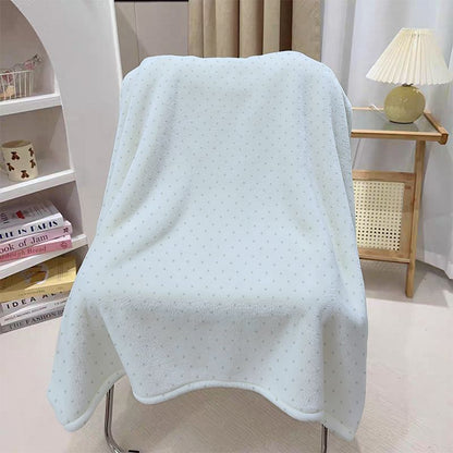 Cozy Dot Pattern Throw Blanket