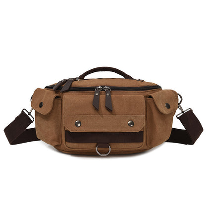 Durable Canvas Utility Crossbody Bag Acalora