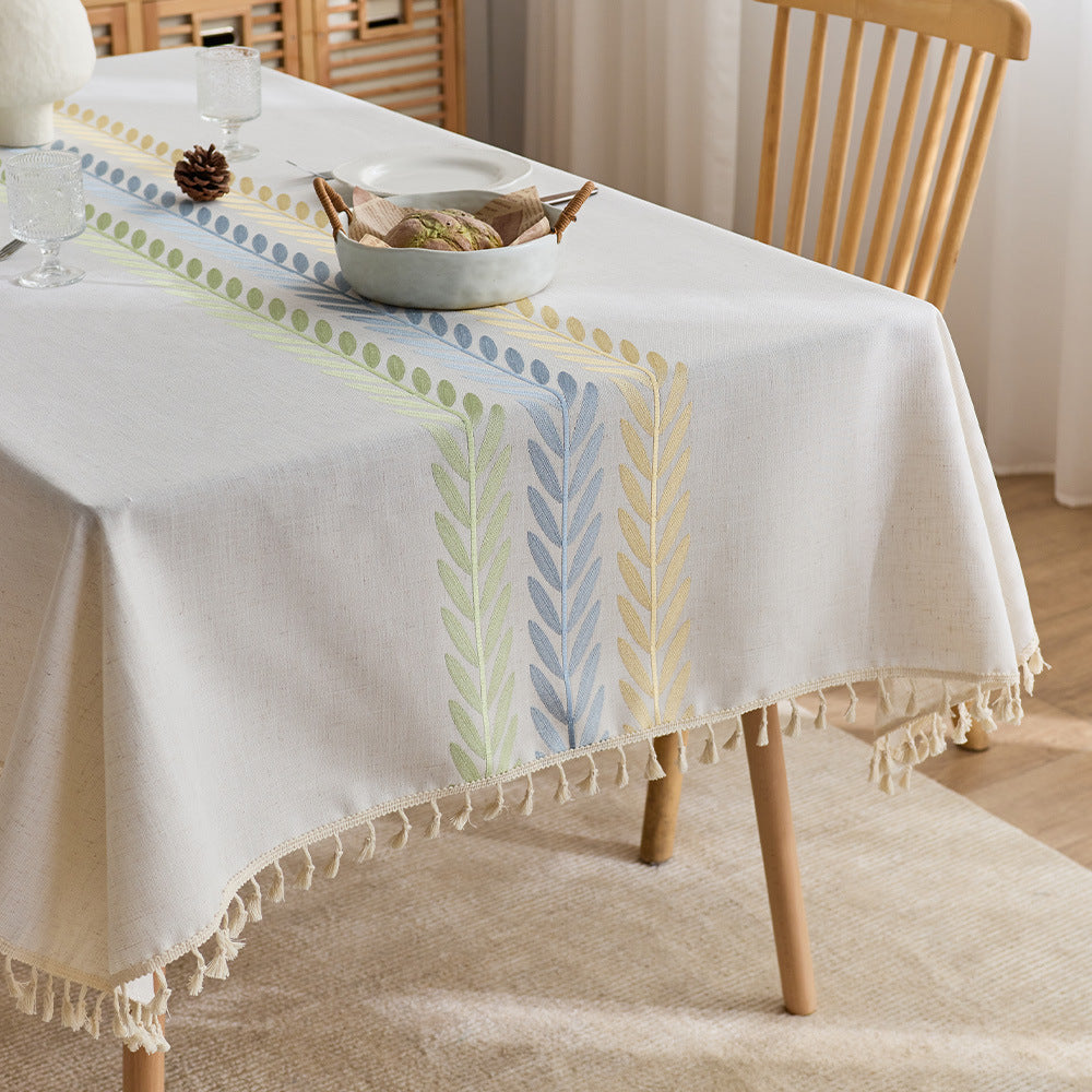 Elegant Bohemian-Inspired Tablecloth