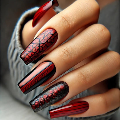 Artificial nails in modern Gothic design Acalora