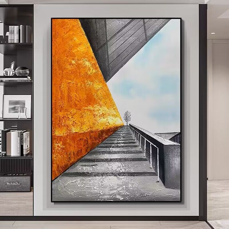 Abstract Textured Canvas Art Print