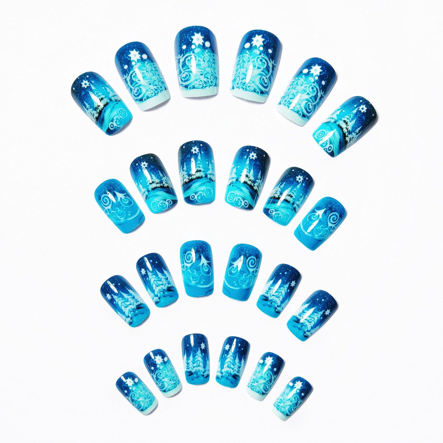Winter Wonderland Nail Art Acalora