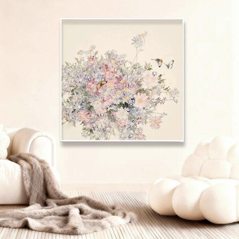 Abstract Flower Art Canvas