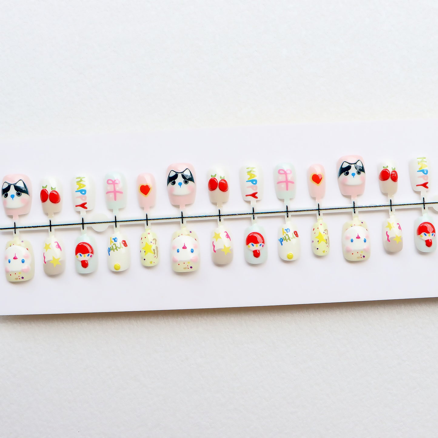 Creative Cartoon Themed Press-On Nails Acalora