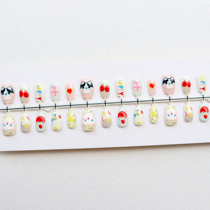 Creative Cartoon Themed Press-On Nails Acalora