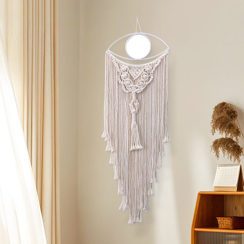 Decorative macrame wall hanging with boho design Acalora