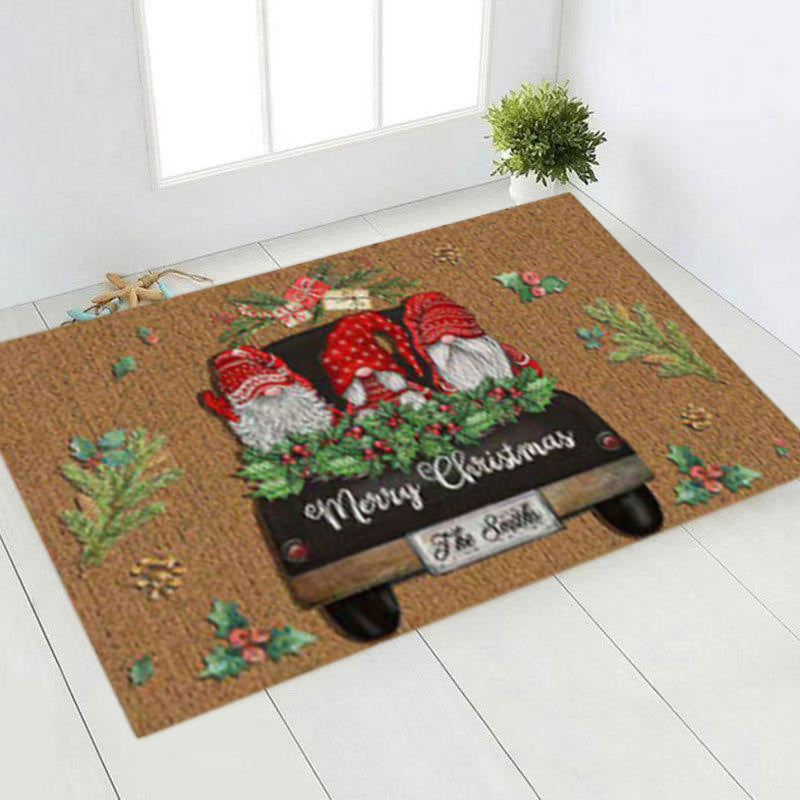 Holiday-Themed Welcome Mat