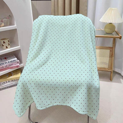Cozy Dot Pattern Throw Blanket
