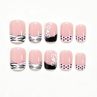 Artistic French Tip Nail Art Acalora
