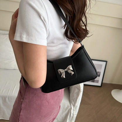 Stylish Bow Accent Handbag Acalora
