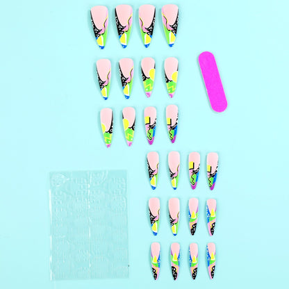 Art Nail Set in Creative Modern Design Acalora