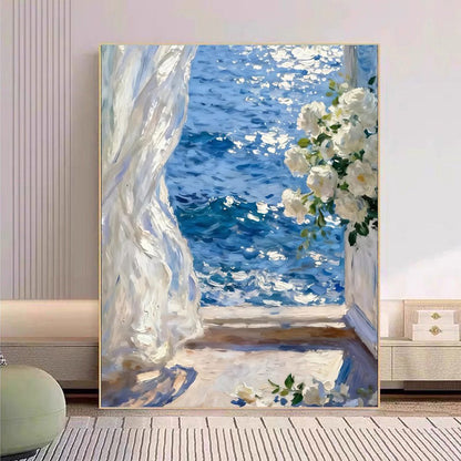 Coastal Ocean View Canvas Artwork