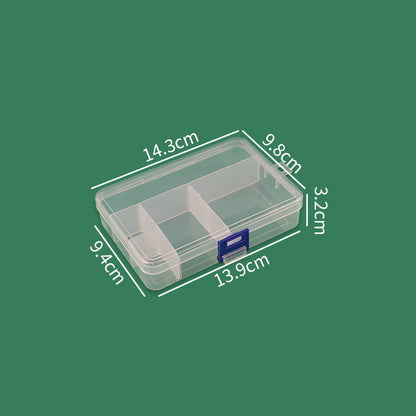 Multi-Compartment Transparent Storage Box Acalora