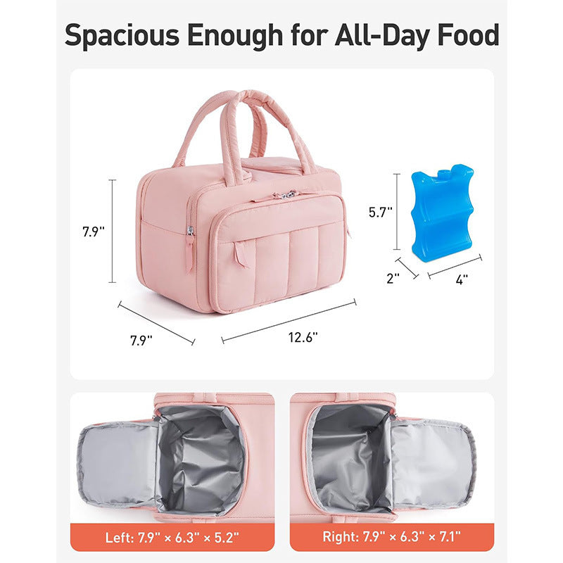 Versatile Quilted Travel Duffle Bag Acalora